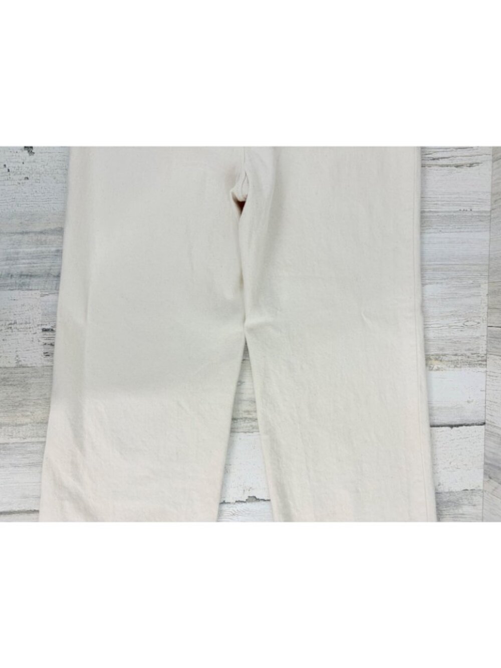 Ann Mashburn Coco 5 Pocket Jean Sz 29 Natural Denim Ivory - Picture 16 of 16
